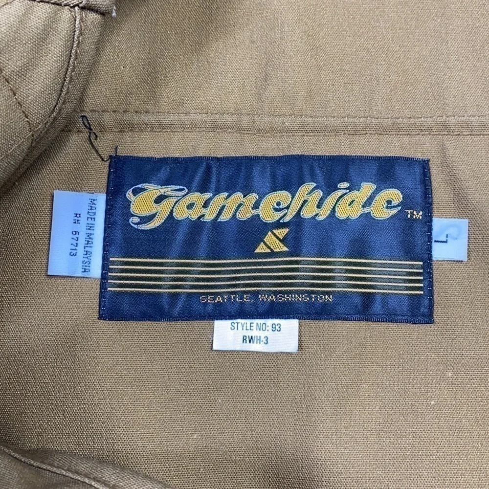 Gamehide Duck Hunting Shooting Vest Size Large